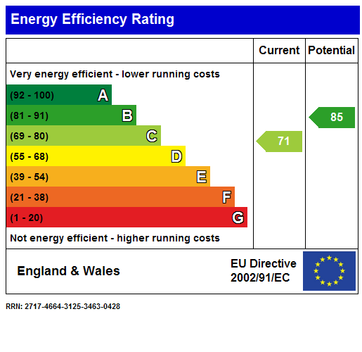 Energy Efficient Rating 8 Bishops Road